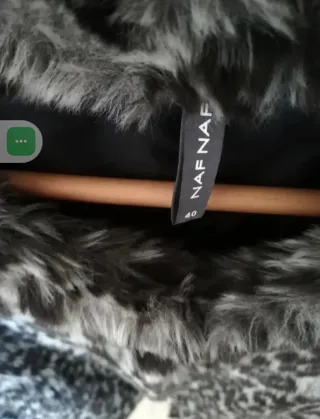 Chaquetón sintético estampado leopardo Naf Naf Tal