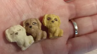 Barbie perro con 3 cachorros y cama