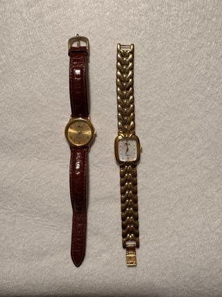 Reloj Lotus Dorado esfera de quarzo + reloj Lotus