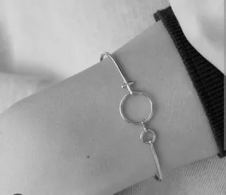 Conjunto Agatha Paris Pulsera y Pendientes Plata