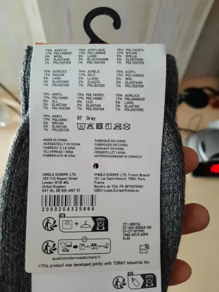 Calcetines termicos Heattech