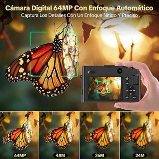 Cámara Digital Zoom 16X 4K Ultra HD