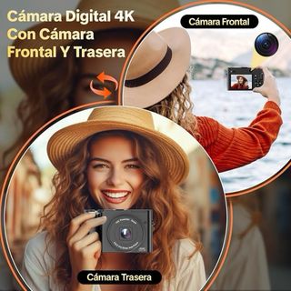 Cámara Digital Zoom 16X 4K Ultra HD