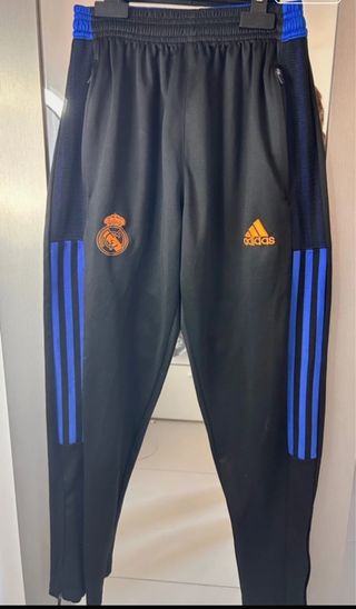 Pantalón Adidas Real Madrid Negro y Azul