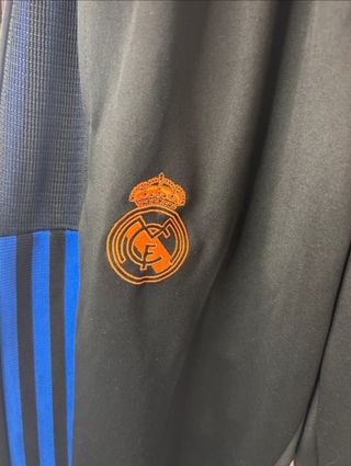 Pantalón Adidas Real Madrid Negro y Azul