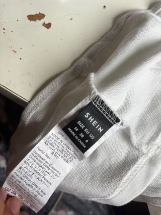 Top blanco sin mangas