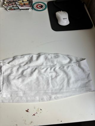 Top blanco sin mangas