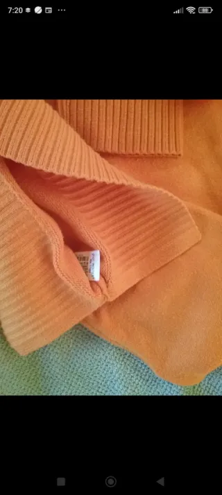 Jersey Zara naranja talla S