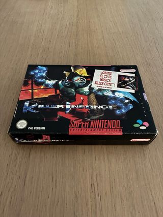 Killer Instinct SNES PAL España Nuevo