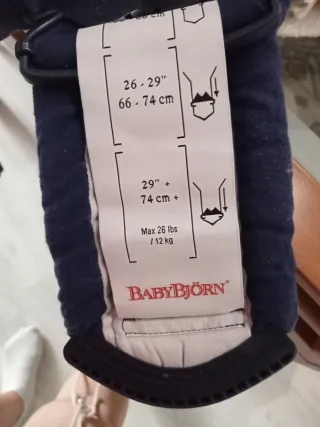 Mochila Porta Bebé BabyBjörn Azul