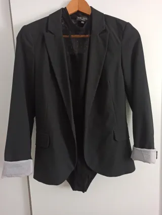 Body de Bershka Negro Talla M