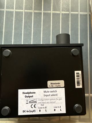 Ampli Auriculares Lehmann Audio Rhinelander Negro