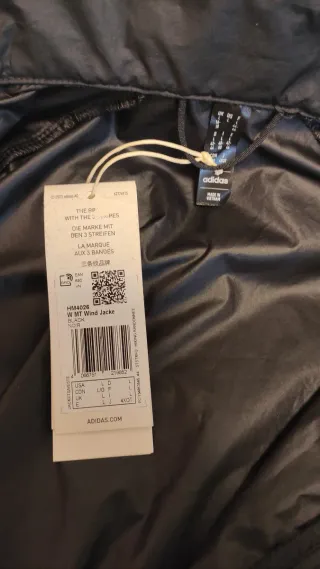 CORTAVIENTOS ADIDAS TERREX NEGRO MUJER