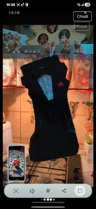 Calza Befana Peluche Scimmia Rossa