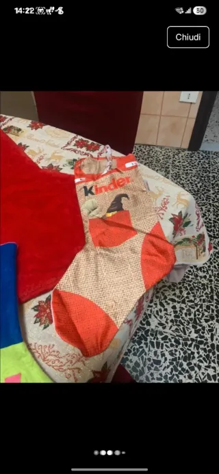 Calza Befana Peluche Scimmia Rossa