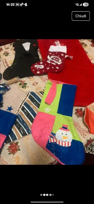 Calza Befana Peluche Scimmia Rossa