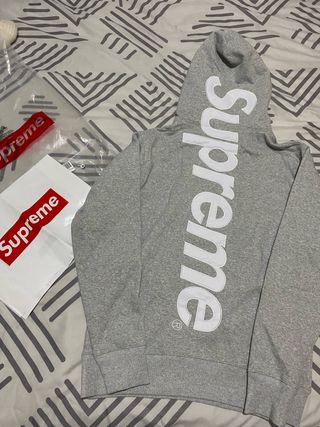 Sudadera Supreme Gris Talla M