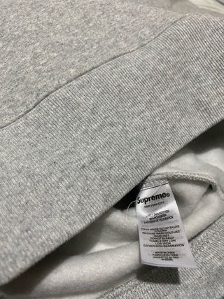 Sudadera Supreme Gris Talla M