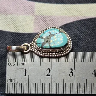 Colgante Plata 925 Turquesa Natural