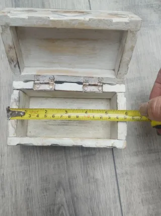 Cajita de madera decorada