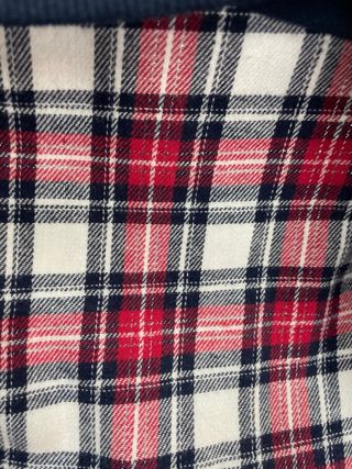 pijama azul con osito a cuadros