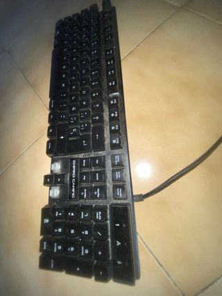 Teclado y Ratón Empire Gaming Negro