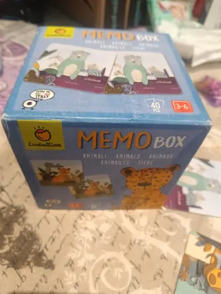 Juego de mesa MEMO BOX Ludattica