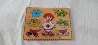 Pack Juguetes Infantiles: Pizarra, Anillos y Puzle