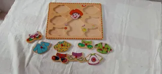 Pack Juguetes Infantiles: Pizarra, Anillos y Puzle