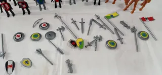 Soldaditos de juguete medievales