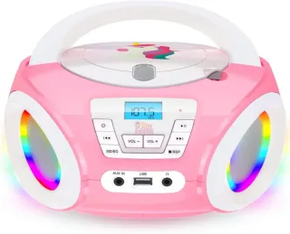 Lettore CD Bambini Tiny Geeks Rosa
