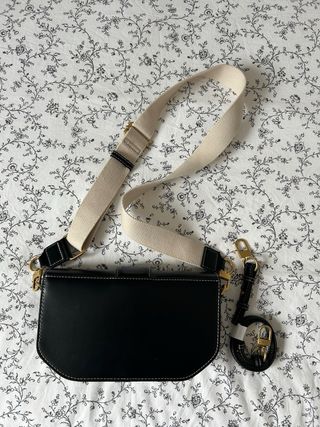 Bolso Zara Negro Piel Sintética