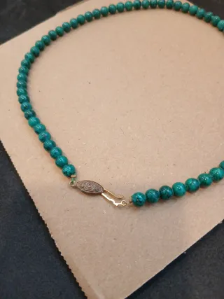 Collar de perlas amazonitas