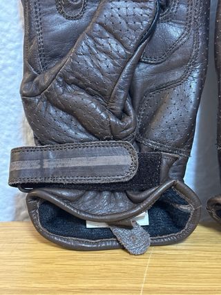 Guantes de moto Overlap Marrones