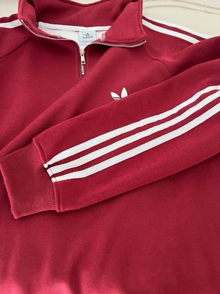 Sudadera Adidas Hombre Burdeos