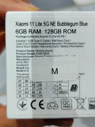 Xiaomi Mi 11 Lite Azul