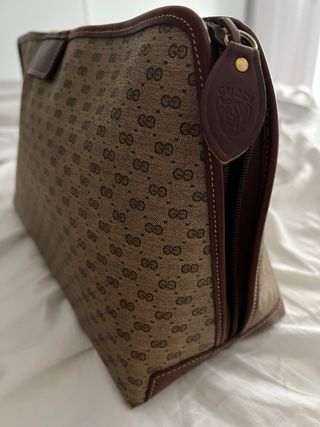 Neceser Gucci Marrón