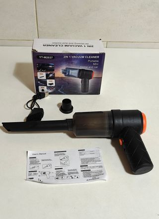 Mini Aspirador de Mano Potente Sin Cable Portátil