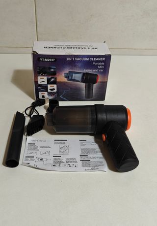 Mini Aspirador de Mano Potente Sin Cable Portátil