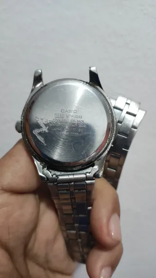 Reloj Casio MTP-1243D Hombre Plata