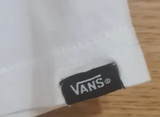 Camiseta Vans Hombre Blanca Edición Limitada!!