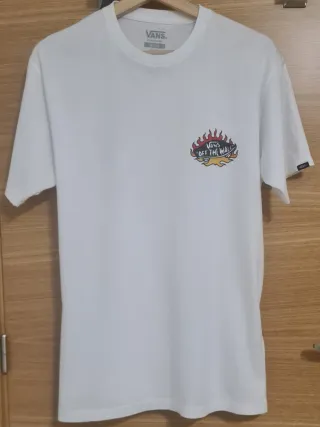 Camiseta Vans Hombre Blanca Edición Limitada!!