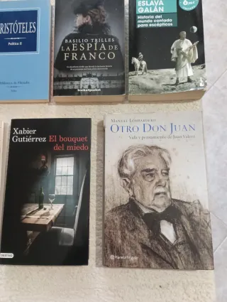 Libros ensayos, narrativa, novela negra, histórica