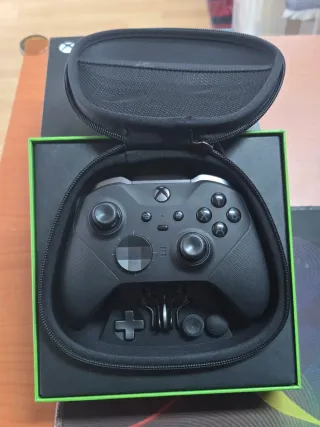 Mando Xbox Elite Series 2 negro. Mando premium.
