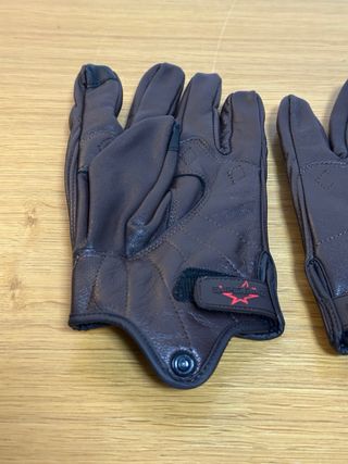 Guantes de moto de cuero talla XXL