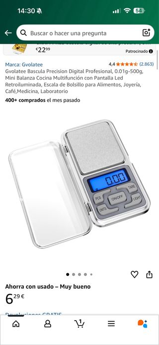 Báscula de Precisión MH-Series