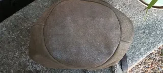 Bolso de mano Esprit marrón y plateado