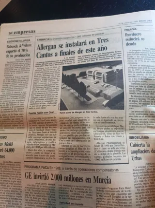 Periódico Cinco Días 31 Enero 1989