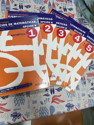 Ejercicios de Matemáticas Cuarto curso, 1 al 5