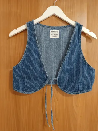 Chaleco vaquero Pull&Bear Talla S